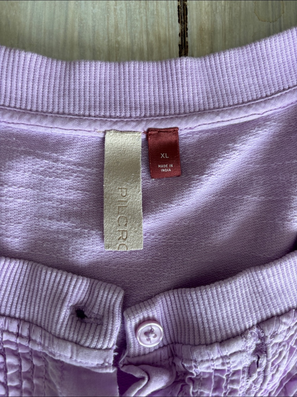 Pilcro Lavender Boxy Sweatshirt XL - Picture 2 of 6